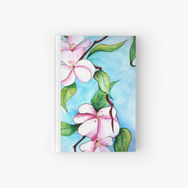 Apple Blossoms Hardcover Journal