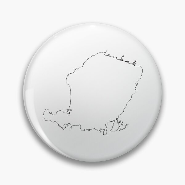 Item preview, Lombok Dreams: Minimalist Island Outline Art designed and sold by Pawsitive2Print.