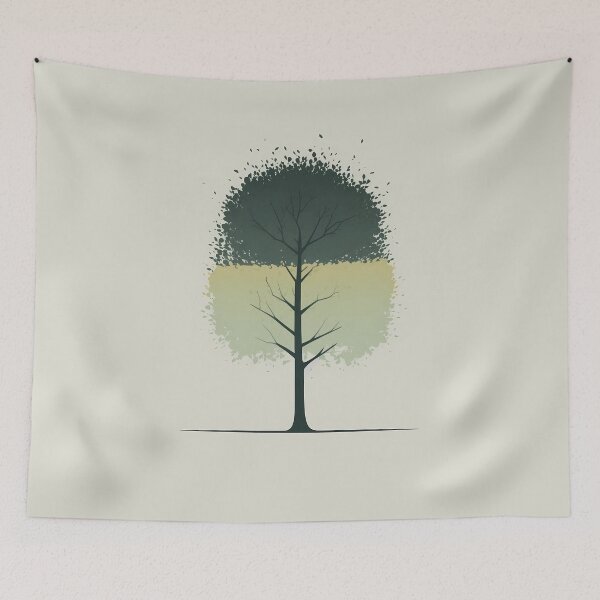 Item preview, Abstract tree in minimalist design designed and sold by randrdesign.