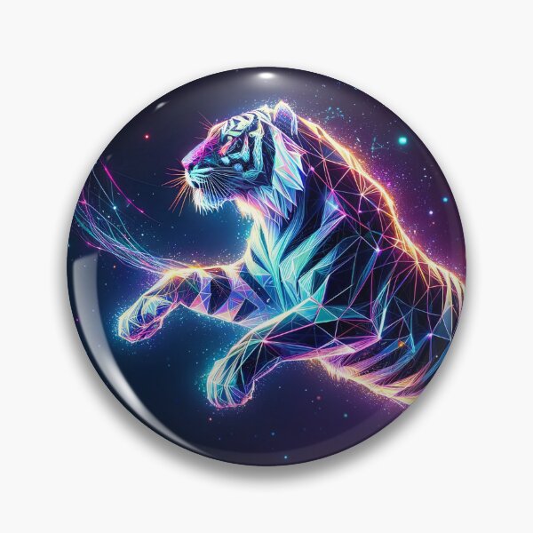 Item preview, Neon Predator: Abstract Tiger's Leap designed and sold by Nick Seidel.