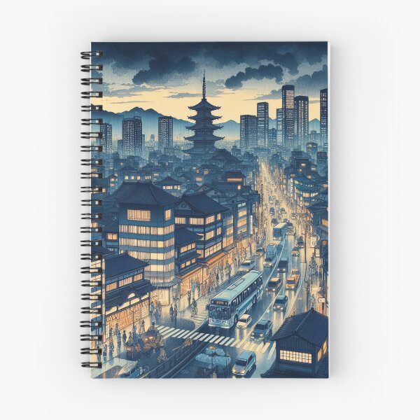Item preview, Night Tokiyo anime Watercolor landscape. iPhone and Samsung Galaxy case cover designed and sold by RoManSmArt.