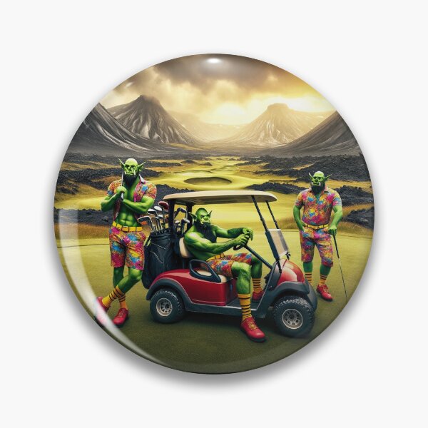 Item preview, Orcs Love to Golf designed and sold by Matthew Kinnersly.