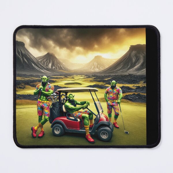 Item preview, Orcs Love to Golf designed and sold by Matthew Kinnersly.