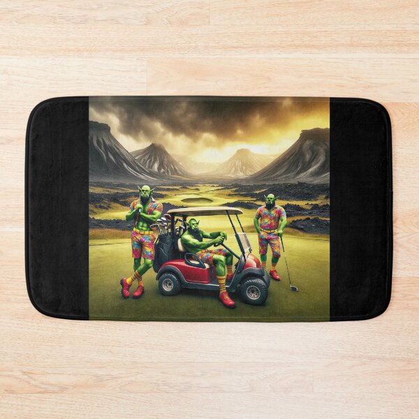 Item preview, Orcs Love to Golf designed and sold by Matthew Kinnersly.
