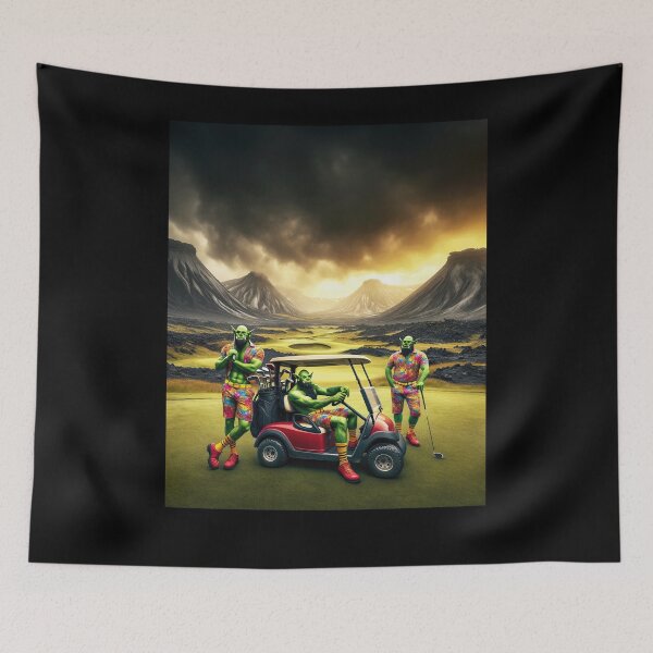 Item preview, Orcs Love to Golf designed and sold by Matthew Kinnersly.