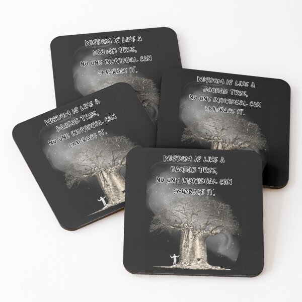 Item preview, WISDOM IS LIKE A BAOBAB TREE designed and sold by Inspiretouplift.