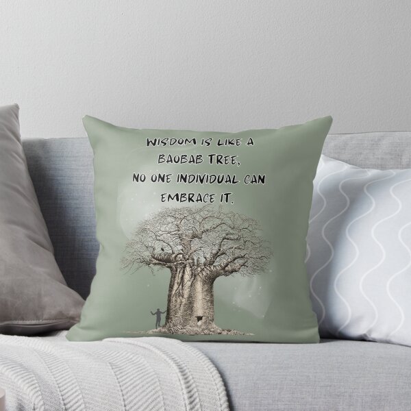 Item preview, WISDOM IS LIKE A BAOBAB TREE designed and sold by Inspiretouplift.