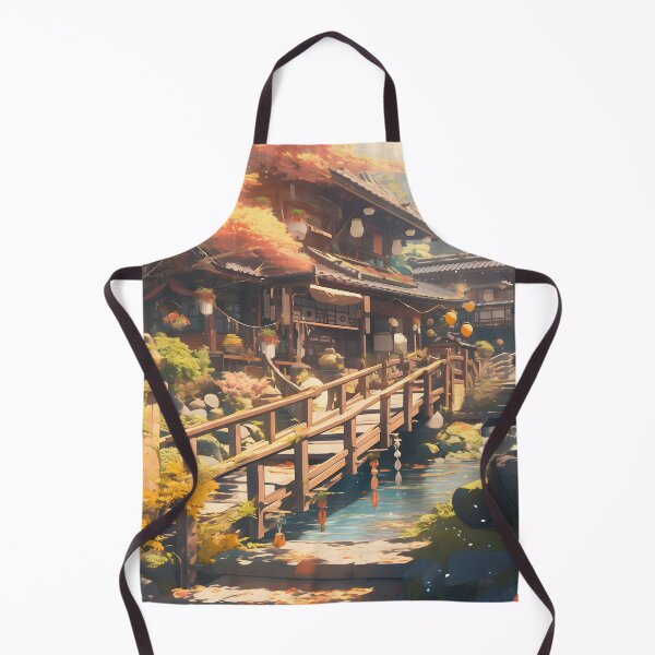 Item preview, Japanese Village Poster designed and sold by LynZorHome.