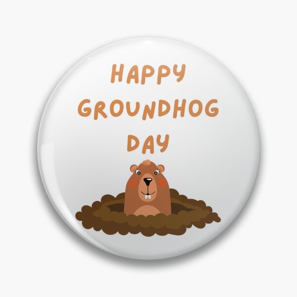 Item preview,  Happy Groundhog Day designed and sold by Simo0455.