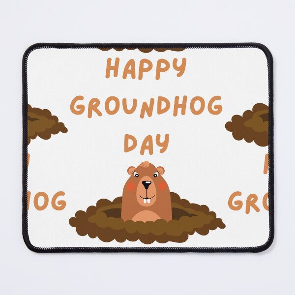 Item preview,  Happy Groundhog Day designed and sold by Simo0455.