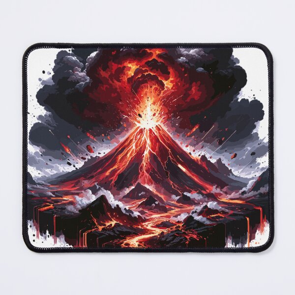 Item preview, Fiery volcanic eruption designed and sold by LongIslandDesgn.
