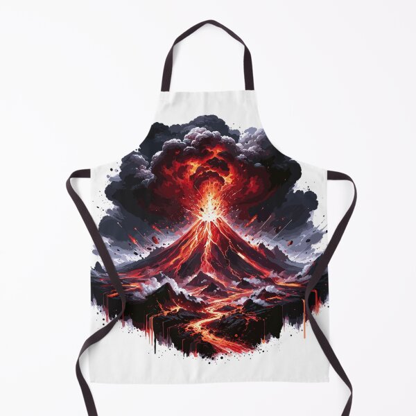 Item preview, Fiery volcanic eruption designed and sold by LongIslandDesgn.