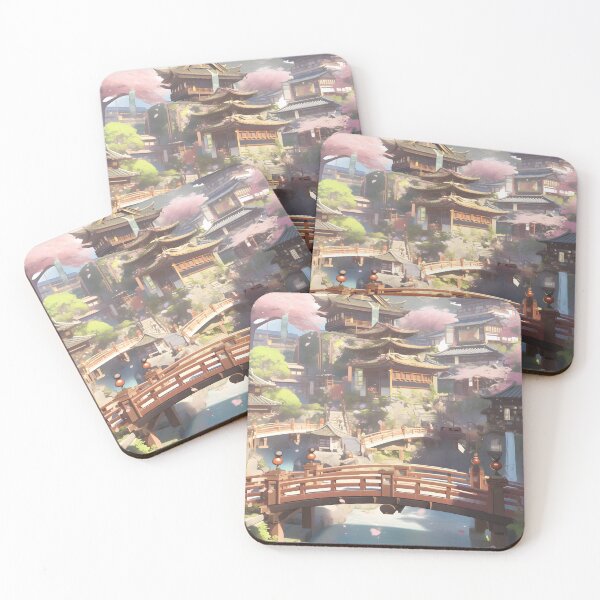 Item preview, Japanese Architecture Poster designed and sold by LynZorHome.