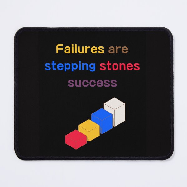 Item preview, failures are stepping stones success  designed and sold by SKYSHOP007.