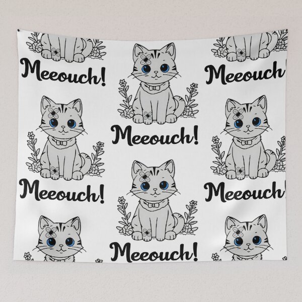 Item preview, Cat  t shirt Meeouch! designed and sold by AusteesCustom.