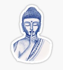 Shh ... do not disturb - Buddha Sticker