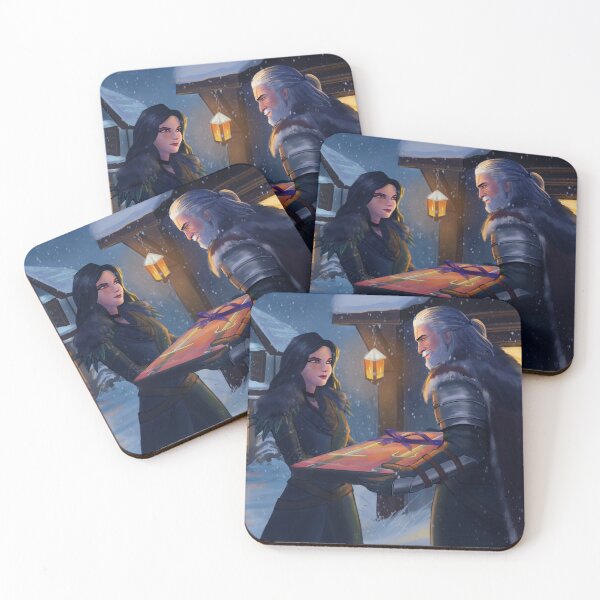 Item preview, Geralt and Yennefer Christmas designed and sold by Valentin Rashkov.