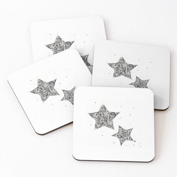 Item preview, Christmas winter stars designed and sold by Gogaartist.
