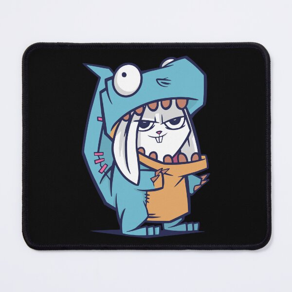 Item preview, Funny Dinosaur Rabbit hoodie designed and sold by DrawHandArt.