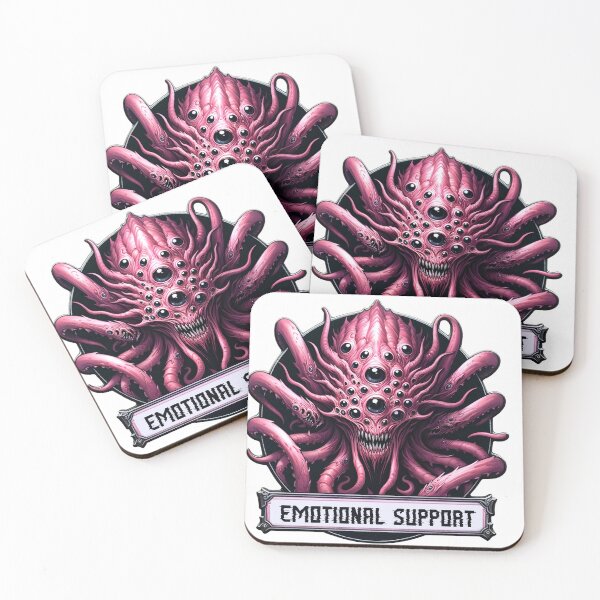 Item preview, Emotional Support Pink Horror designed and sold by Mekone.