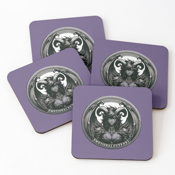 Item preview, Emotional Support Daemonette designed and sold by Mekone.