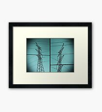 pylon power Framed Print