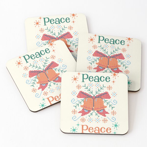 Item preview, PEACE CHRISTMAS DESIGN  designed and sold by asudesign.
