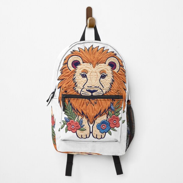 Item preview, Personalised Embroidery Appliqué Artwork of a Regal Big Kitty Cat | Lion Head designed and sold by PaddyMcKhan.