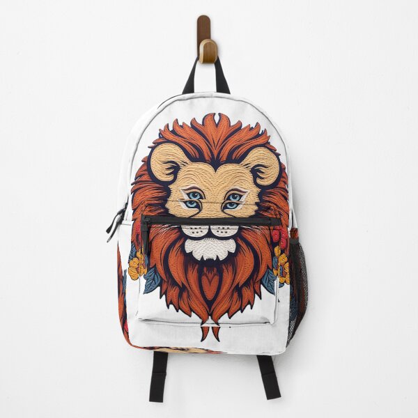 Item preview, Personalised Embroidery Appliqué Artwork of a Regal Big Kitty Cat | Lion Head designed and sold by PaddyMcKhan.