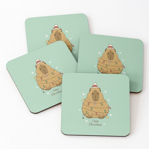 Item preview, A Cappy Christmas - With Cute Capybara designed and sold by Abhishek Goldar.