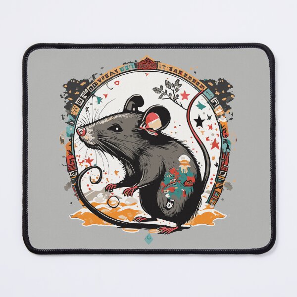 Item preview, Rat Illustration designed and sold by Corner-Distro.
