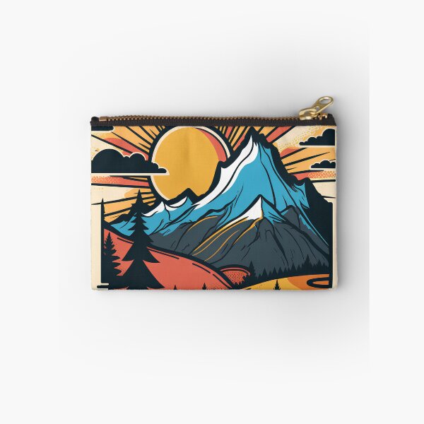 Item preview, Mountain landscape with sun and forest designed and sold by randrdesign.