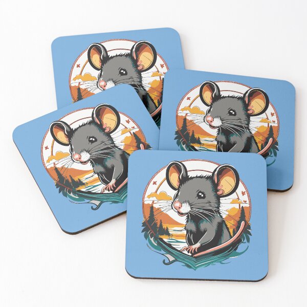 Item preview, Cute Rat Illustration designed and sold by Corner-Distro.