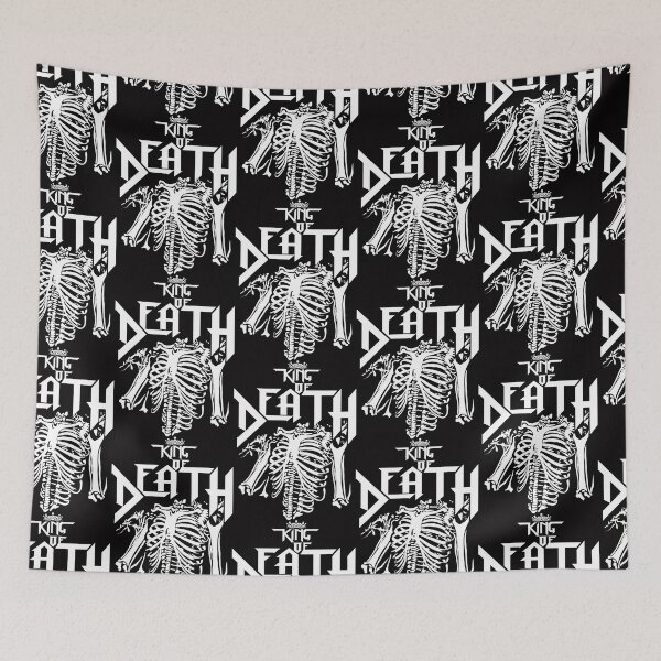 Item preview, death classic skeleton tees designed and sold by Lefthandshop.