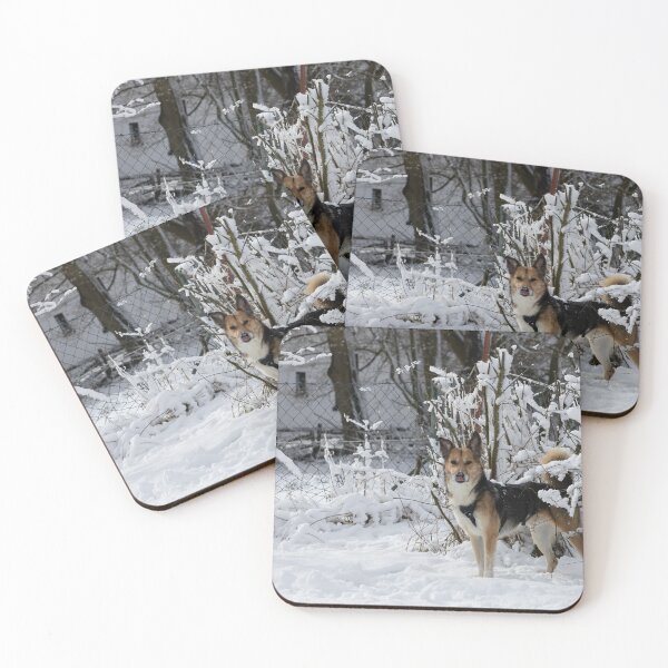 Item preview, Dog in Snow designed and sold by Calidris Fotografie Steffi & Ben Köppler.