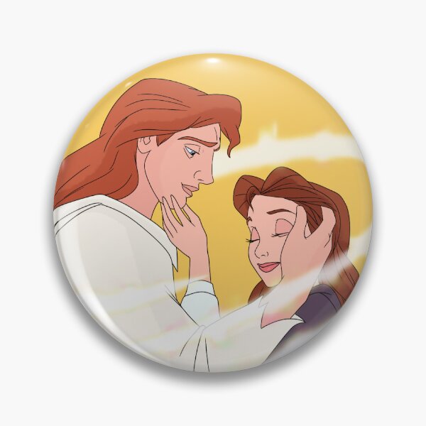 Item preview, Beauty and the Beast true love decal (yellow/gold background) designed and sold by EmiliaMoscovich.