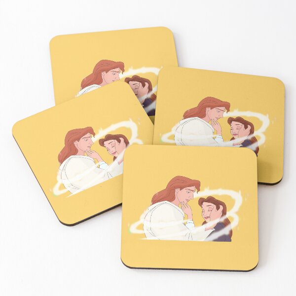 Item preview, Beauty and the Beast true love decal (yellow/gold background) designed and sold by EmiliaMoscovich.