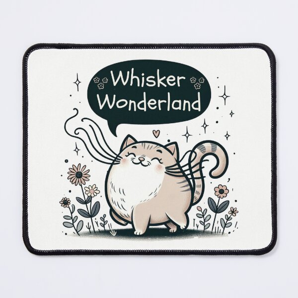 Item preview, Chubby Whisker Wonderland: Floral Cat Delight designed and sold by ZenEverAI.
