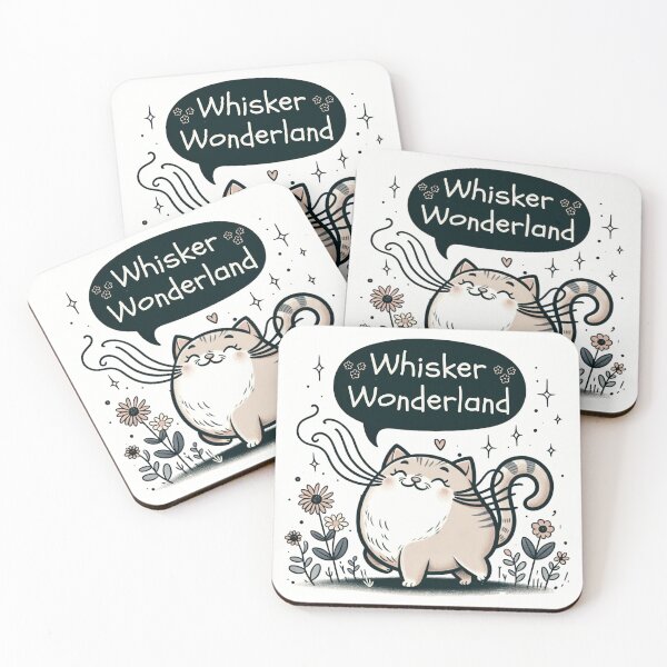 Item preview, Chubby Whisker Wonderland: Floral Cat Delight designed and sold by ZenEverAI.