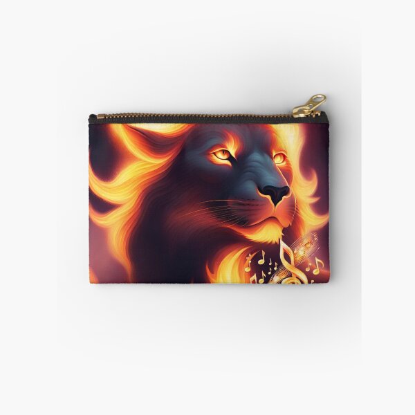 Item preview, Burning Music Lion designed and sold by TakeThis4.
