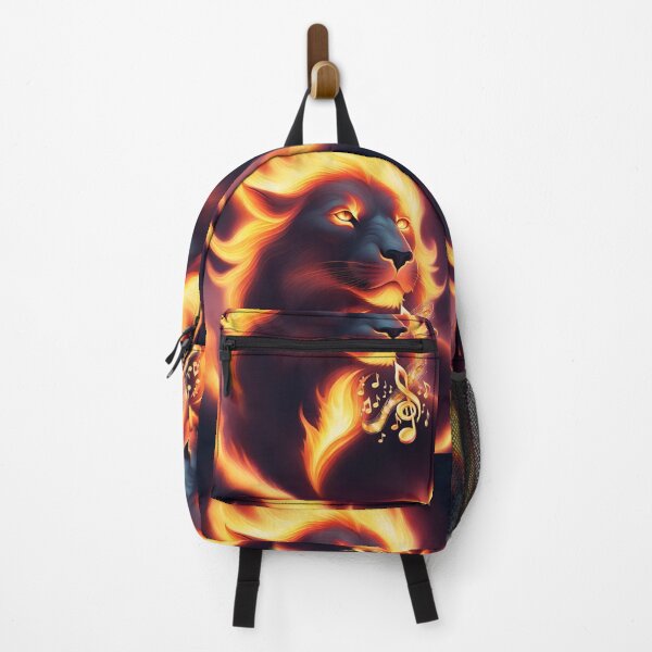 Item preview, Burning Music Lion designed and sold by TakeThis4.