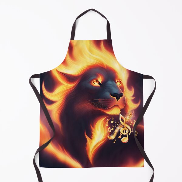 Item preview, Burning Music Lion designed and sold by TakeThis4.