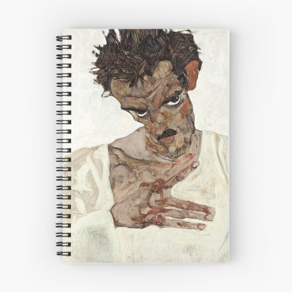 Item preview, HD. Self portrait, by Egon Schiele designed and sold by MINDTHECHERRY.