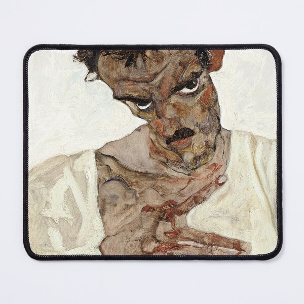 Item preview, HD. Self portrait, by Egon Schiele designed and sold by MINDTHECHERRY.