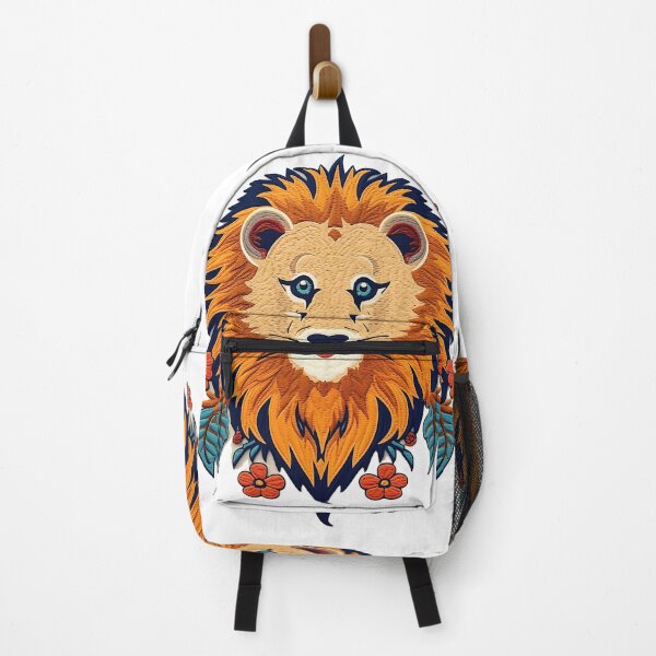 Item preview, Personalised Embroidery Appliqué Artwork of a Regal Big Kitty Cat | Lion Head designed and sold by PaddyMcKhan.