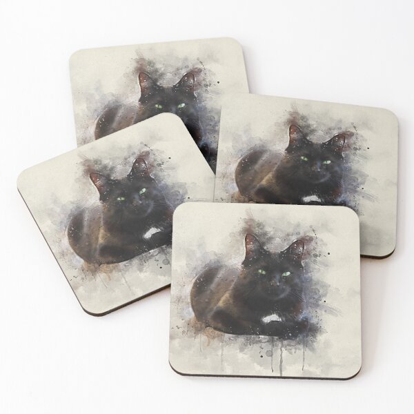 Item preview, Black cat designed and sold by daWinki11.
