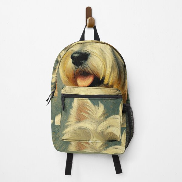 Item preview, Smiling Westie Portrait - West Highland Terrier Oil Painting designed and sold by Star-Fragment.