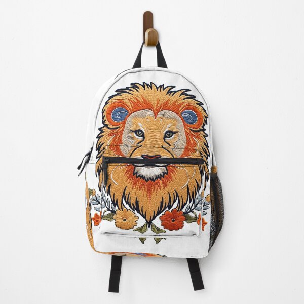 Item preview, Personalised Embroidery Appliqué Artwork of a Regal Big Kitty Cat | Lion Head designed and sold by PaddyMcKhan.