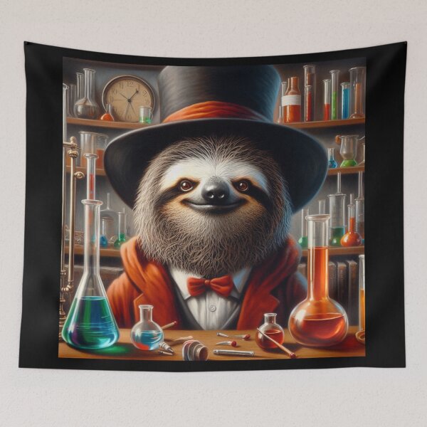Item preview, Sloth Mad Scientist designed and sold by CrankyOldDude.