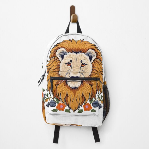 Item preview, Personalised Embroidery Appliqué Artwork of a Regal Big Kitty Cat | Lion Head designed and sold by PaddyMcKhan.